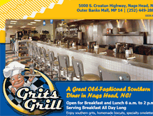 Tablet Screenshot of gritsgrill.com